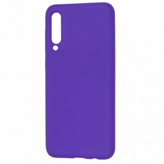 Silicone Cover Full without Logo (A) для Samsung A50/A30s (Purple)-0