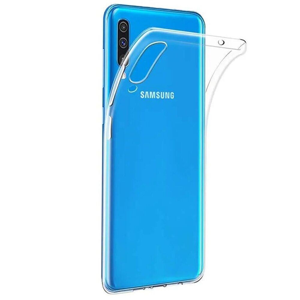 Накладка Crystal для Samsung A50/A30s прозорий силікон-0