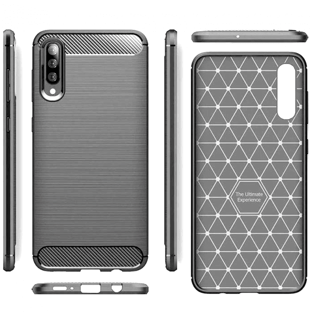 Накладка Ultimate Experience для Samsung A50/A30s сіра-0