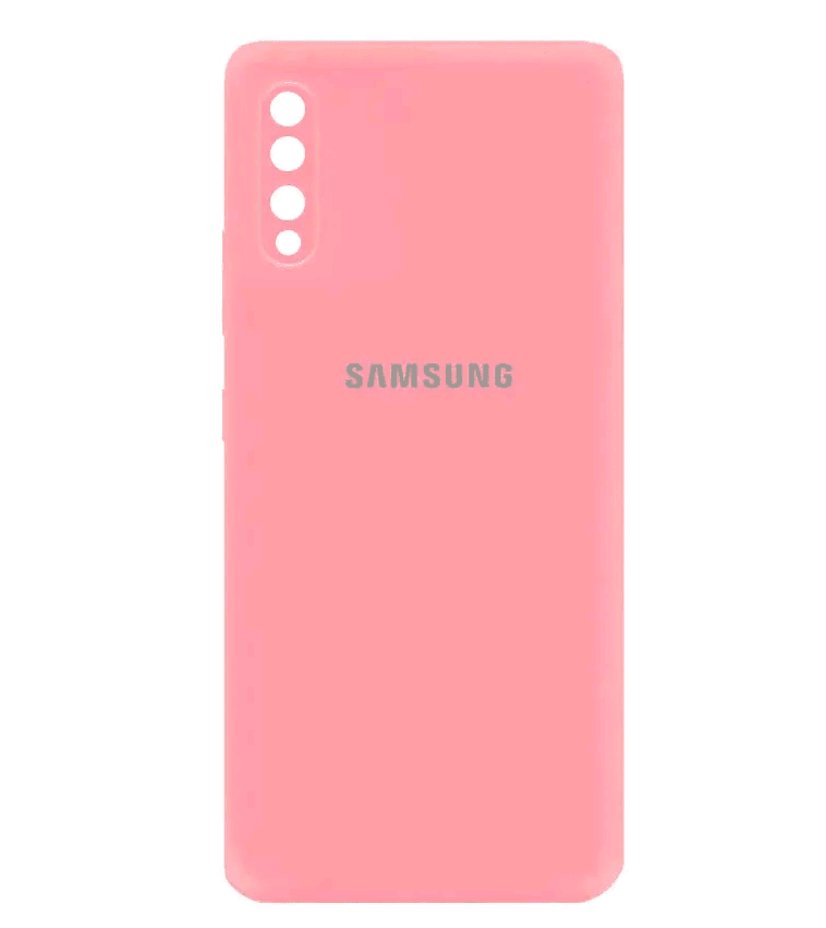 Silicone Cover My Color Full Camera (A) для Samsung A50 (A505F)/A50s/A30s (Pink)-0