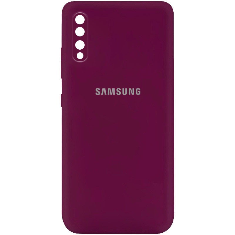 Silicone Cover My Color Full Camera (A) для Samsung A50 (A505F)/A50s/A30s (Marsala)-0