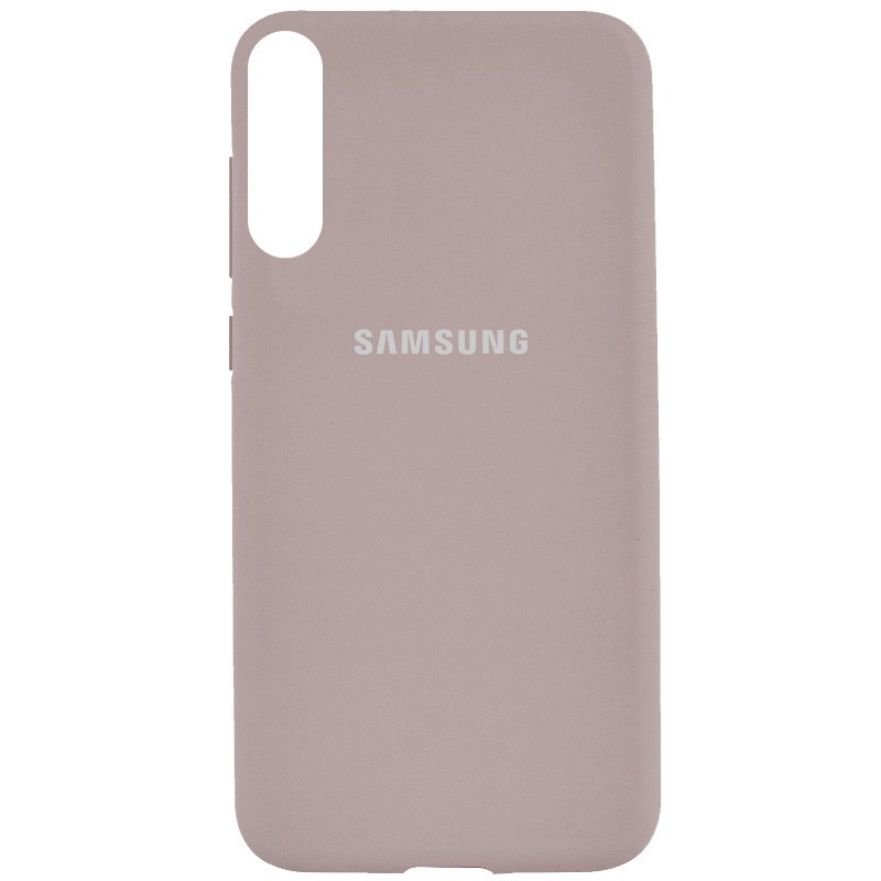 Silicone Cover Full Protective (AA) для Samsung A50/A30s (Lavender)-0
