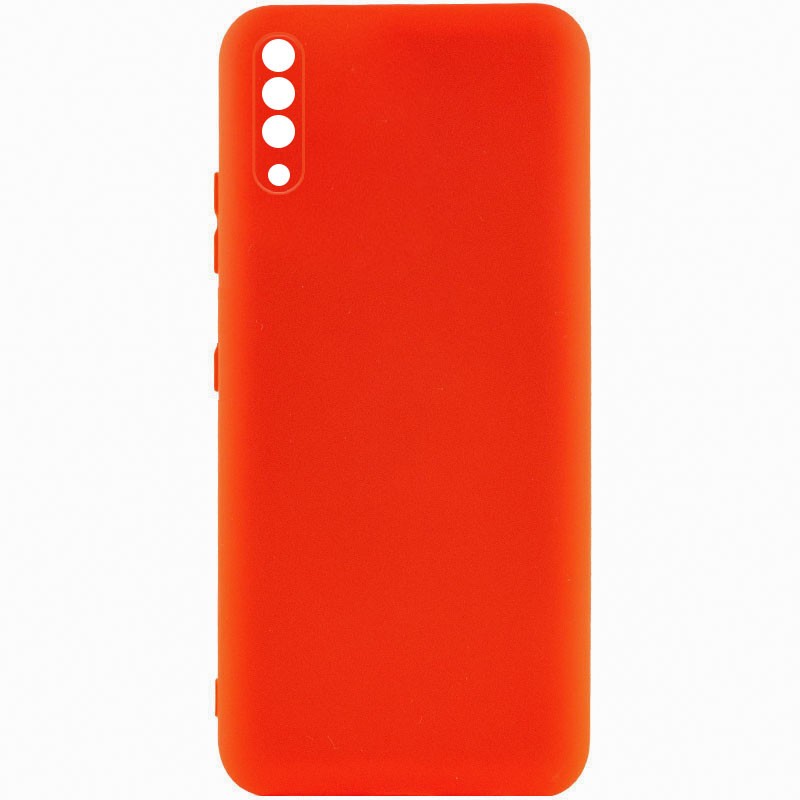 Silicone Cover Full Camera without Logo (A) для Samsung A50/A30s (Red)-0
