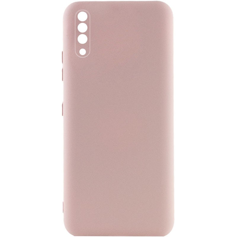 Silicone Cover Full Camera without Logo (A) для Samsung A50/A30s (Pink sand)-0