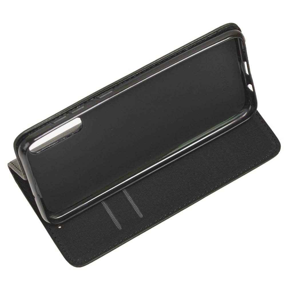 Книжка Black TPU Magnet для Samsung A50 / A30s Чорна-1