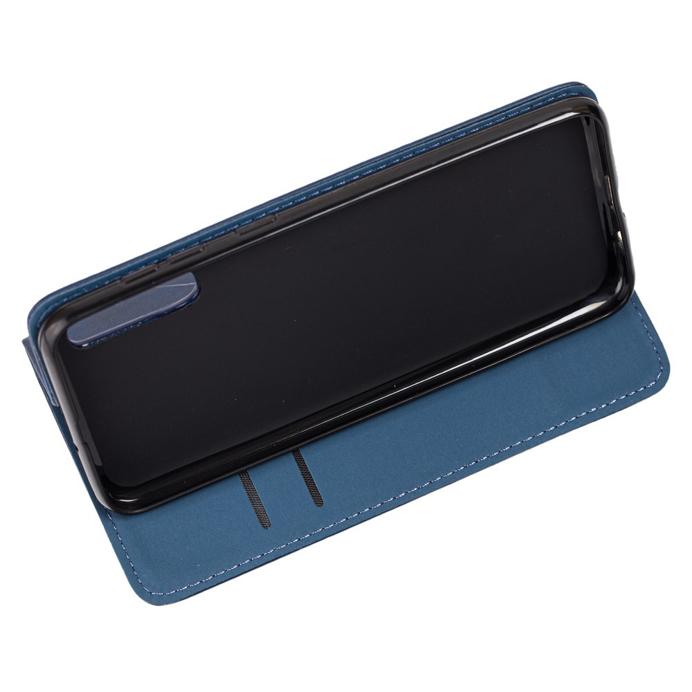 Книжка Black TPU Magnet для Samsung A50 / A30s Синя-2