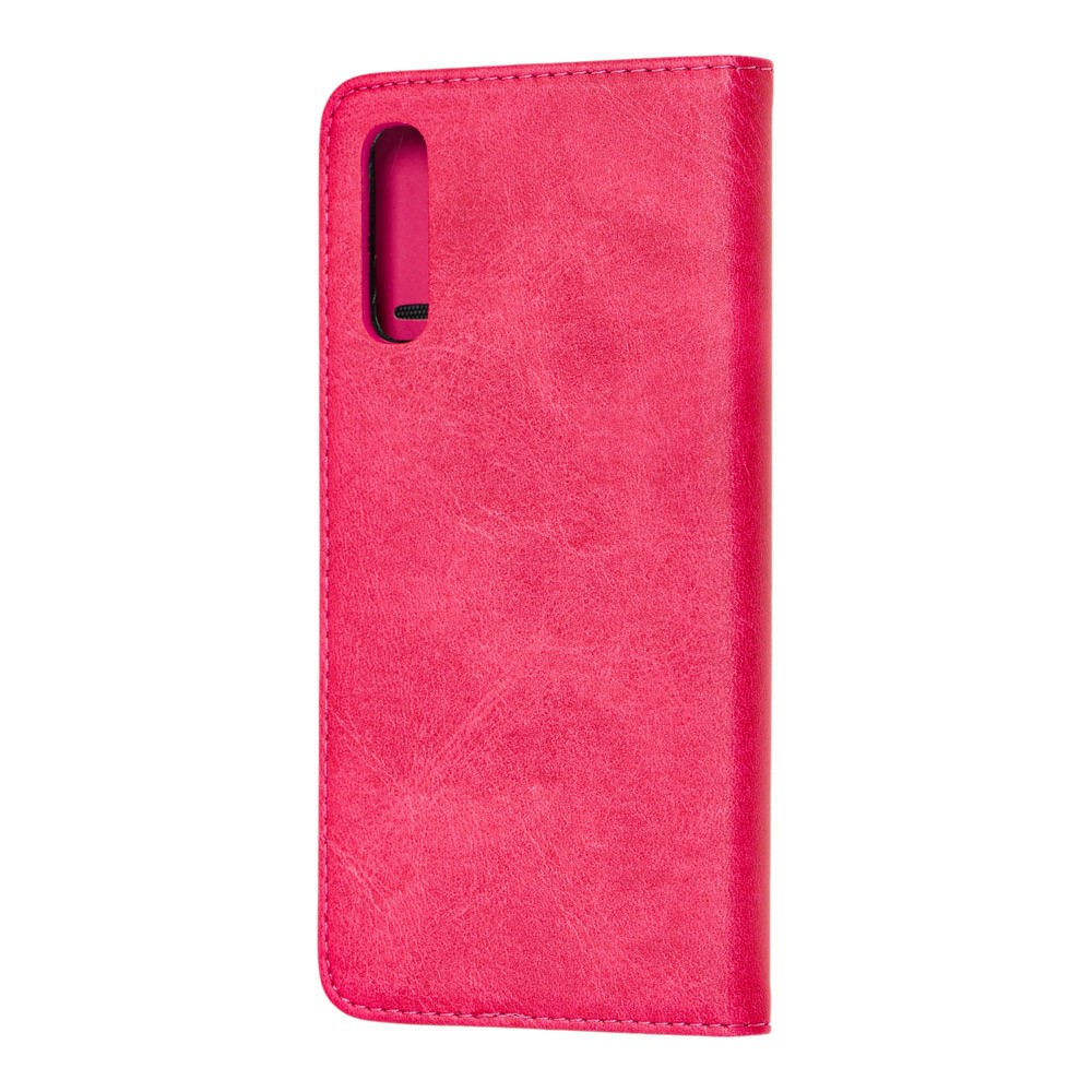 Книжка Black TPU Magnet для Samsung A50 / A30s Рожева-1