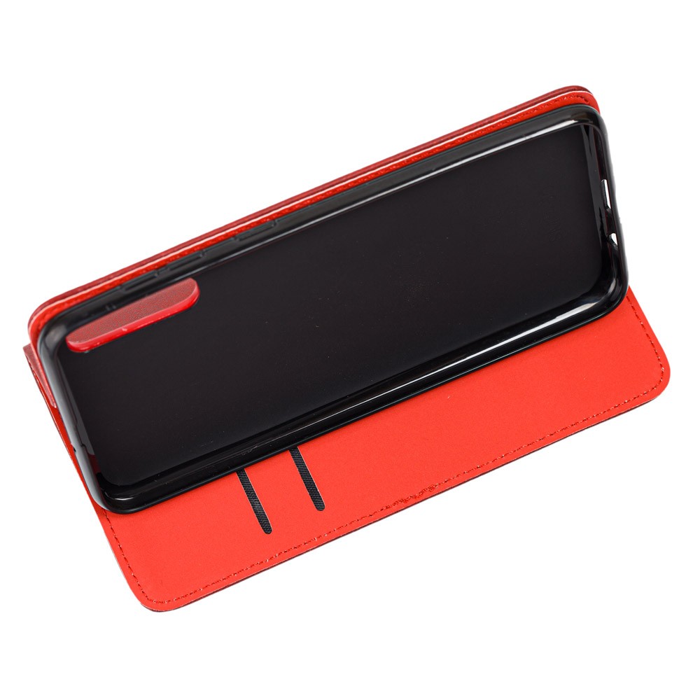 Книжка Black TPU Magnet для Samsung A50 / A30s Червона-2