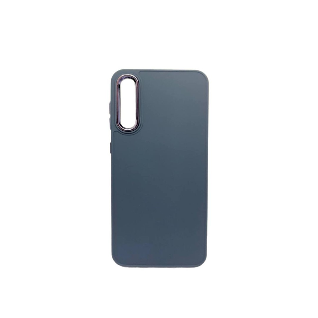 Накладка Matte Colorful Metal Frame Samsung A50/A30s (Blue)-0