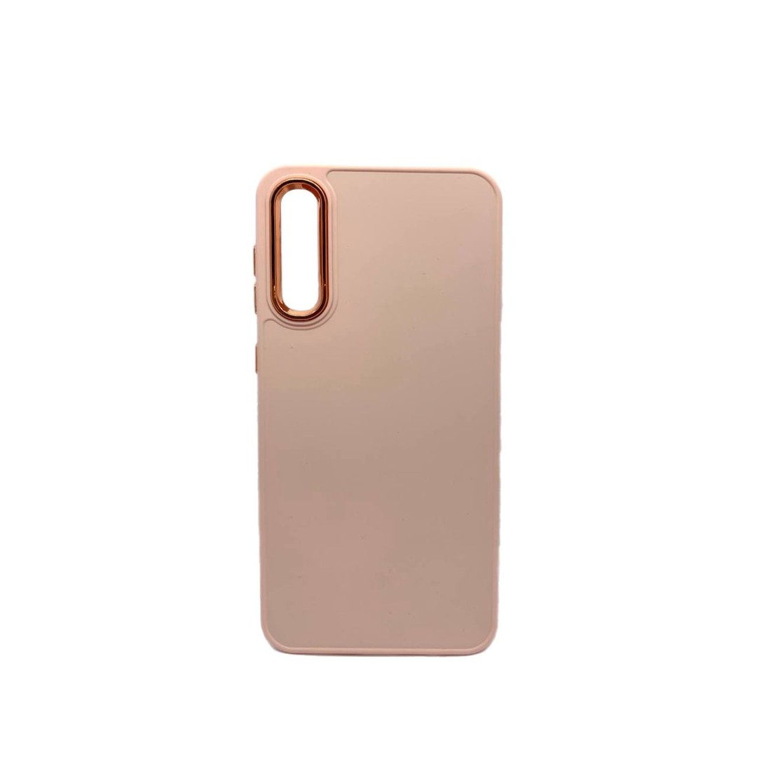 Накладка Matte Colorful Metal Frame Samsung A50/A30s (Pink)-0