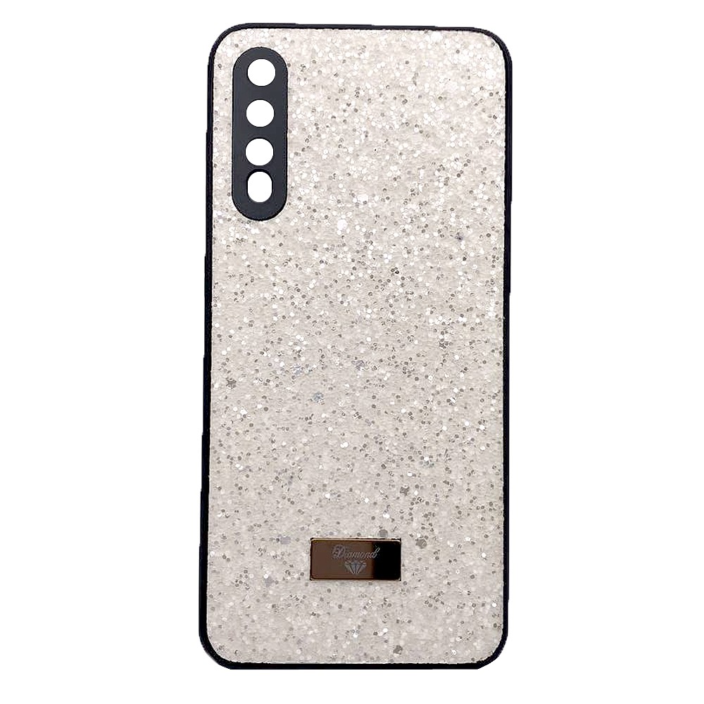 Накладка Bling Grainy Diamond Separate Camera для Samsung A50/A30s (Кремова)-0