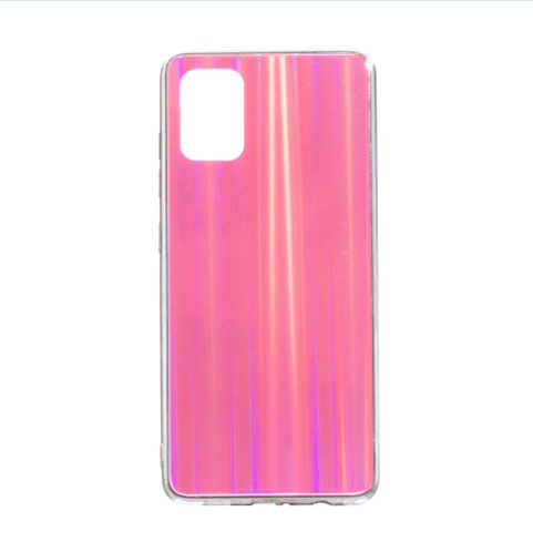 Чохол Holographic для Samsung A51 рожевий-0