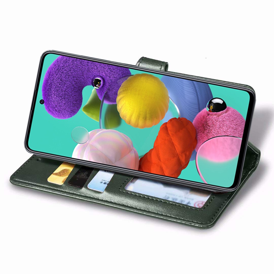 Книжка GETMAN Gallant для Oppo A38/A18 зелена-3