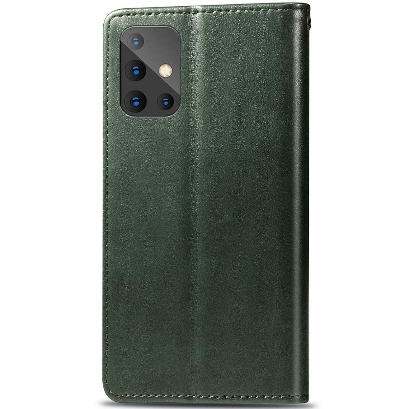 Книжка GETMAN Gallant для Samsung A31 Зелена-1