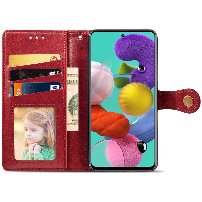 Книжка GETMAN Gallant для Xiaomi Poco X3 NFC/Poco X3 Pro червона-1