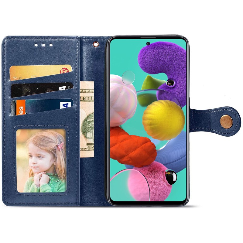 Книжка GETMAN Gallant для ZTE Blade A7s (2020) синя-2