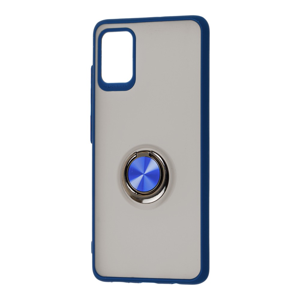 Накладка Totu Ring для Samsung M31 синя-0