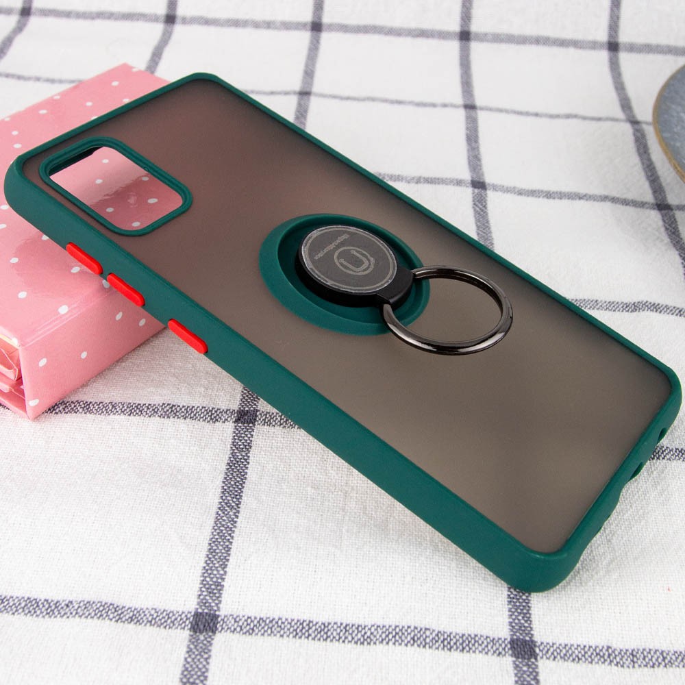 Чохол Deen ColorEdgingRing для Samsung A51 зелений-1