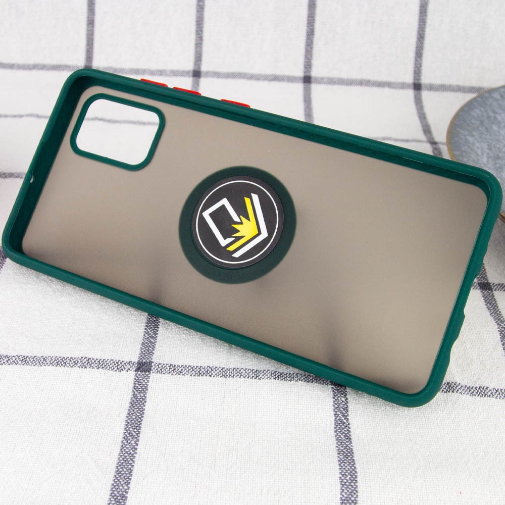 Чохол Deen ColorEdgingRing для Samsung A51 зелений-2