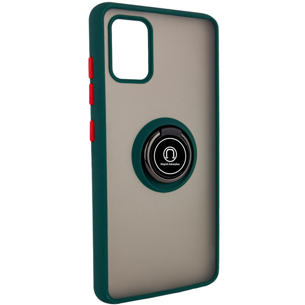 Чохол Deen ColorEdgingRing для Samsung A51 зелений-0