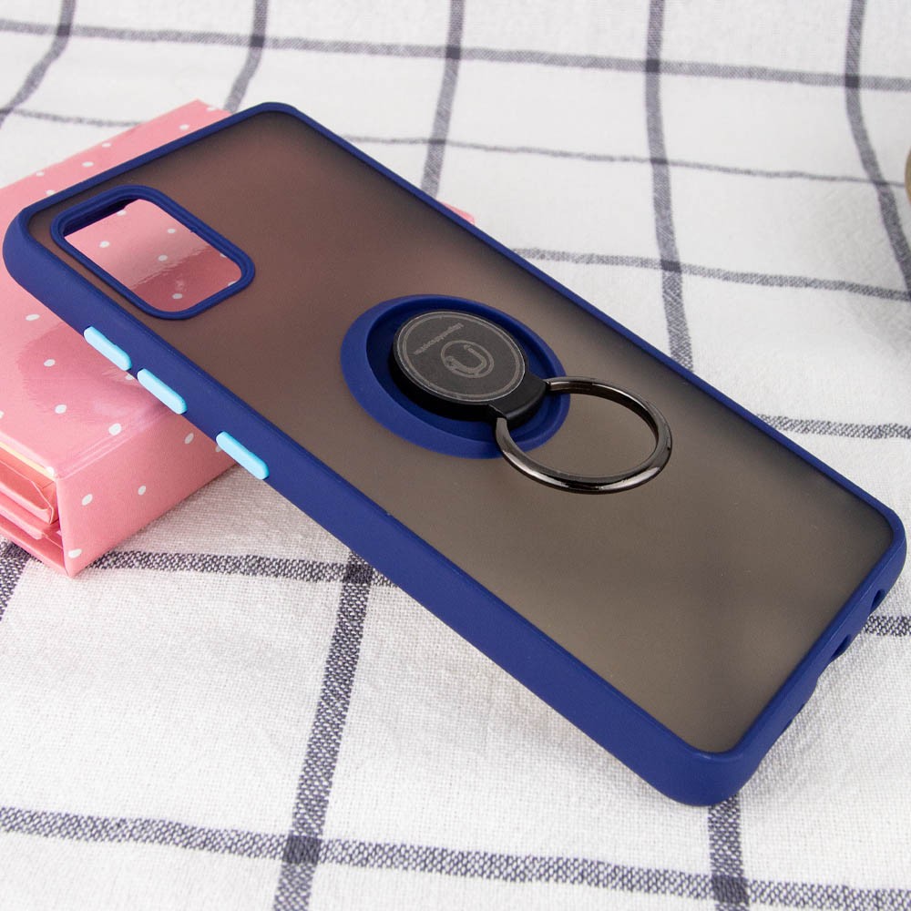 Чохол Deen ColorEdgingRing для Samsung A51 синій-1
