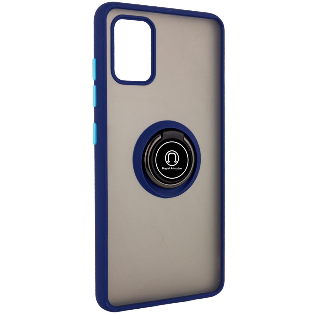 Чохол Deen ColorEdgingRing для Samsung A51 синій-0