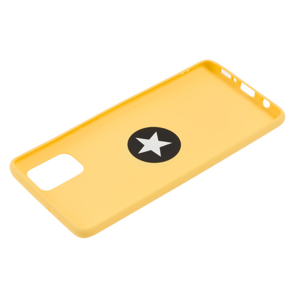 Накладка ColorRing з кільцем для Samsung A51/M40s жовта-2