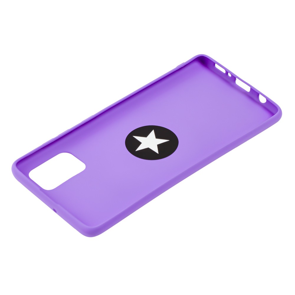 Накладка ColorRing з кільцем для Samsung A51/M40s бузкова-2
