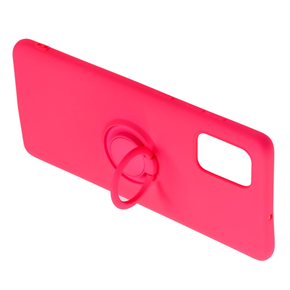 Накладка ColorRing з кільцем для Samsung A51/M40s малинова-1