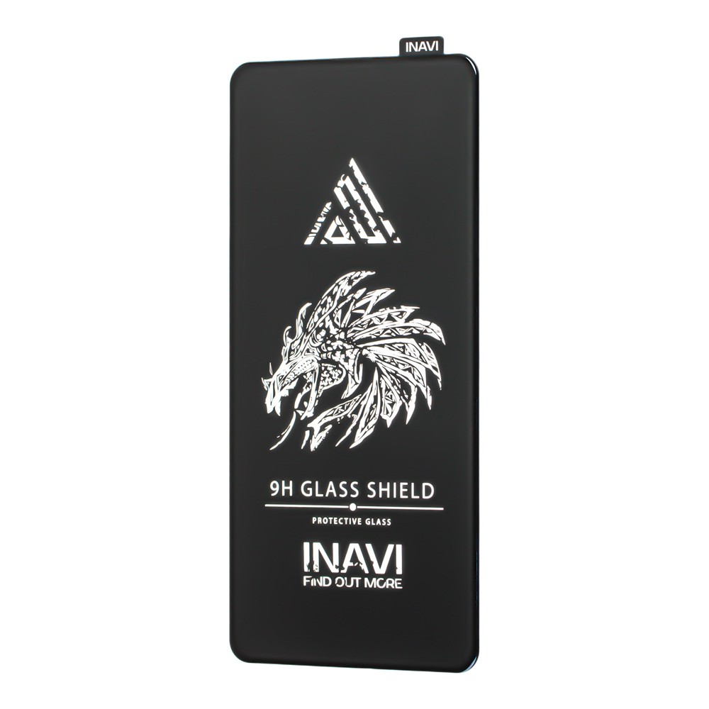 Захисне скло INAVI PREMIUM для Samsung A51/M40s з чорною рамкою-0