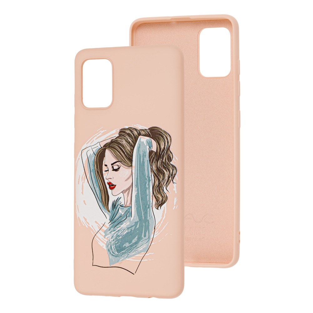 WAVE Fancy для Samsung A31 (A315) (red lips girl/pink sand)-0