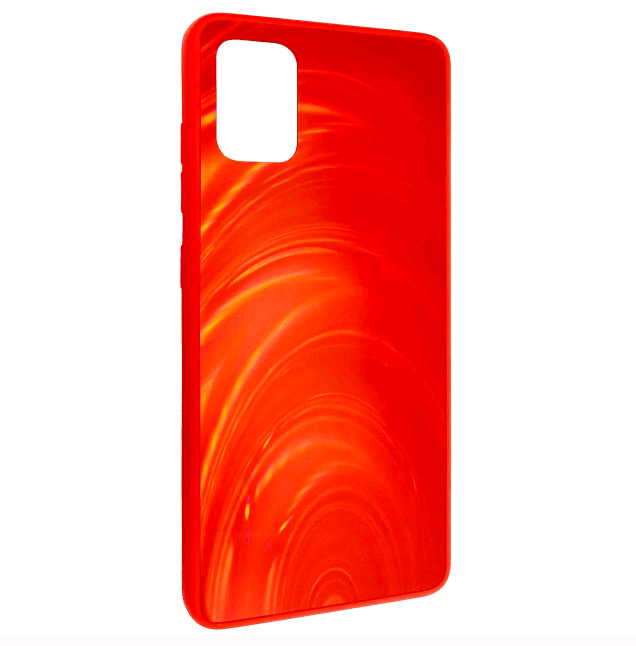 Накладка Vinyl Wave для Samsung A51/M40s red-0