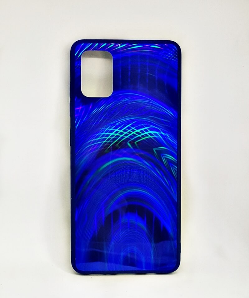 Накладка Vinyl Wave для Samsung A51/M40s blue-0