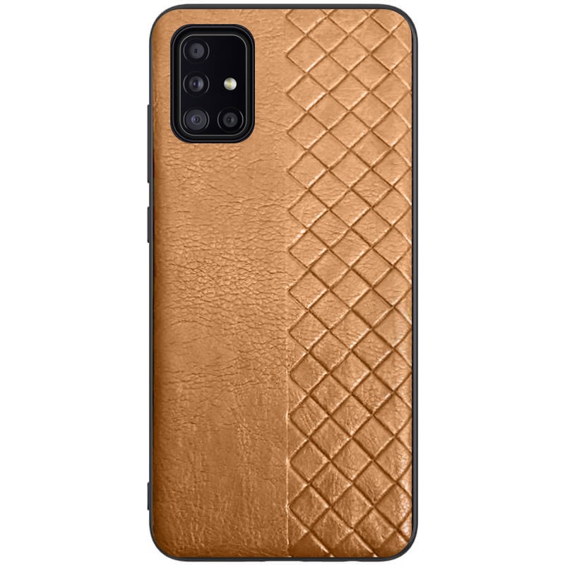 Накладка WeaveSide для Samsung A51/M40s коричнева-0