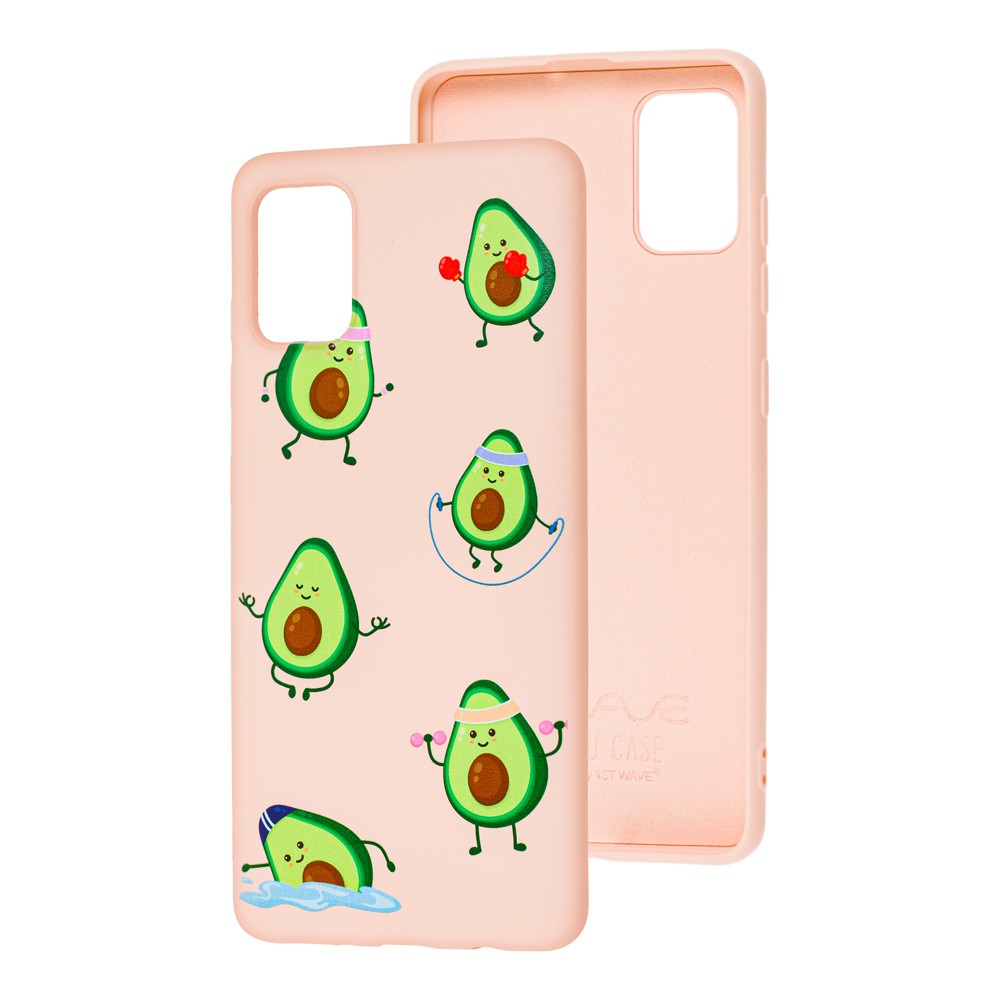 WAVE Fancy для Samsung A41  (sports avocado/pink sand)-0