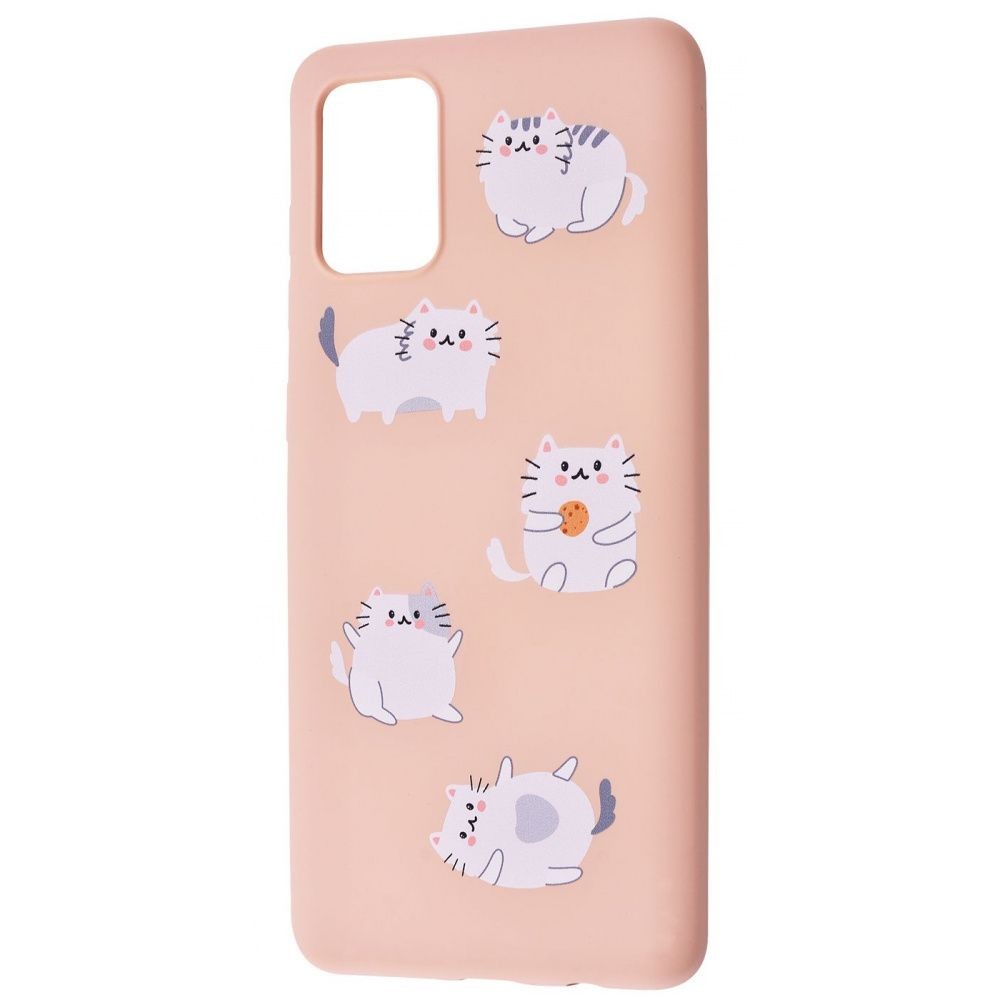 WAVE Fancy для Samsung M51 (fluffy cats/pink sand)-0