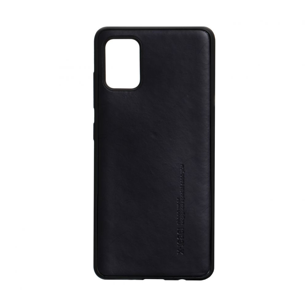 Накладка Leael Color для Samsung A51/M40s чорна-0