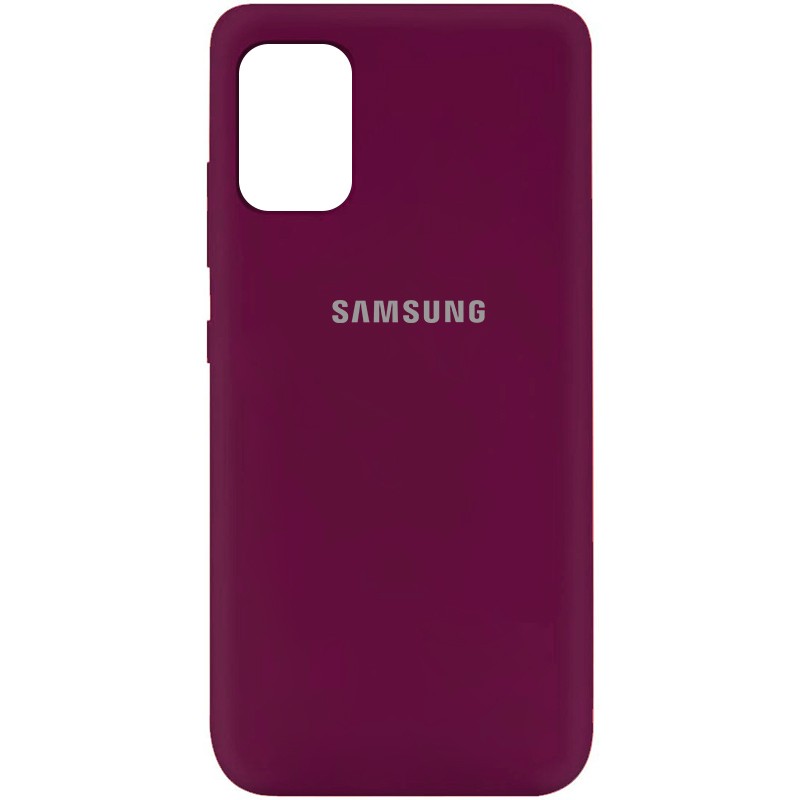 Silicone Cover My Color Full Protective (A) для Samsung S10 Lite (Marsala)-0