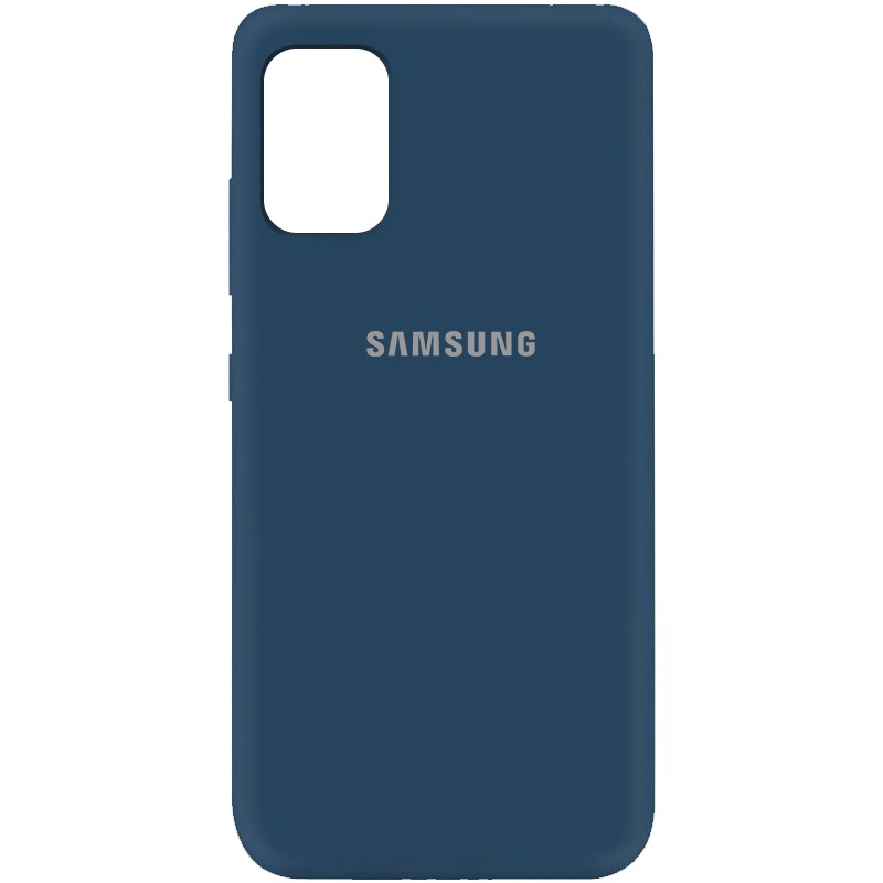 Silicone Cover My Color Full Protective (A) для Samsung A51/M40s (Navy Blue)-0