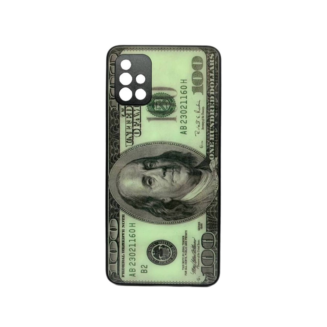 Накладка Marble Clouds для Samsung A51 (Money,скло)-0