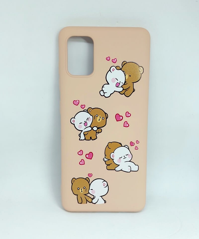 Накладка MiaMi Cartoon для Samsung A51 Pink Sand Bears-0
