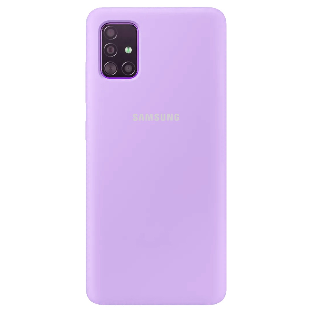 Silicone Cover Full Protective (AA) для Samsung A71 (Dasheen)-0