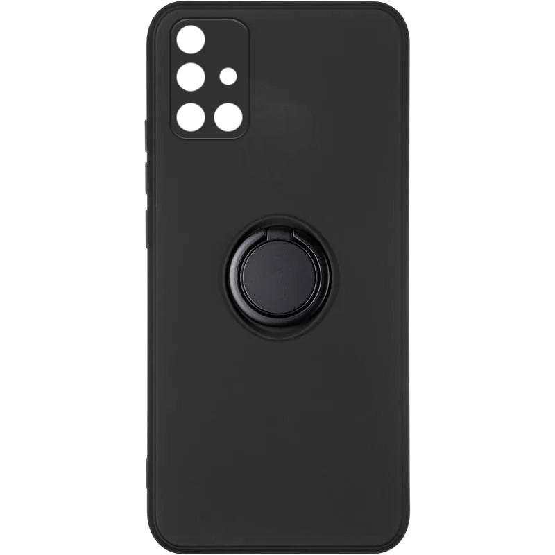 Накладка Candy Ring Full Camera для Samsung A71 (Black)-0