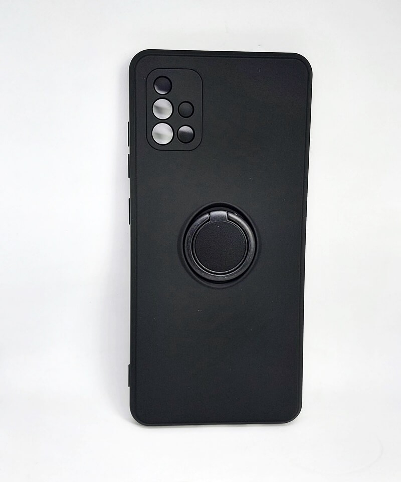 Накладка Candy Ring Full Camera для Samsung A51 (Black)-0