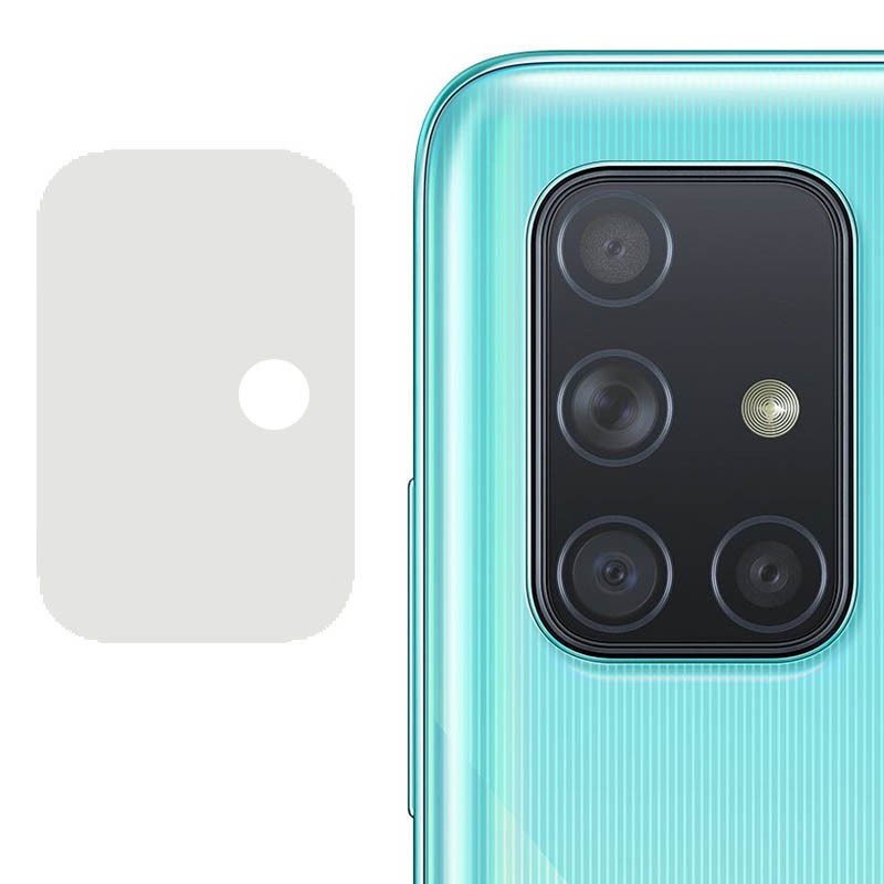 Гнучке захисне скло 0.18mm на камеру для Samsung A51 прозоре-0