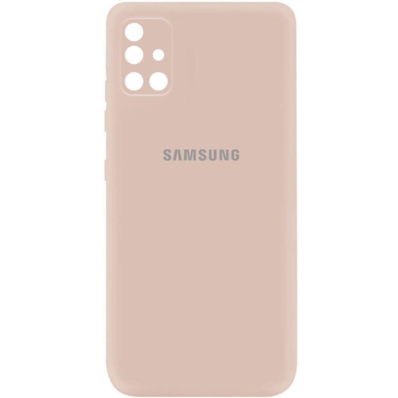 Silicone Cover My Color Full Camera (A) для Samsung A51 (Pink Sand)-0