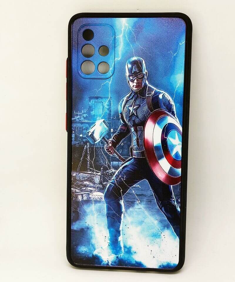 Накладка Game Heroes для Samsung A51 Капітан Америка-0