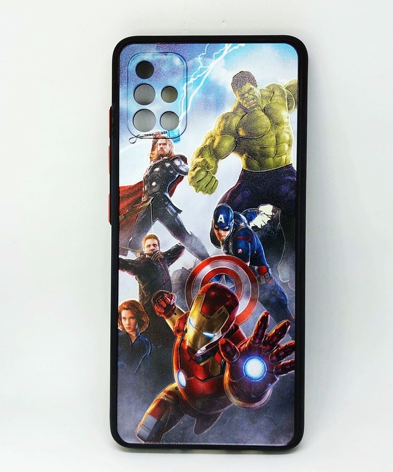 Накладка Game Heroes для Samsung A51 персонажі Марвел-0