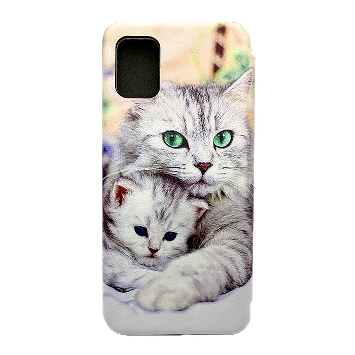 Книжка Premium Print для Samsung A51 Котики-1