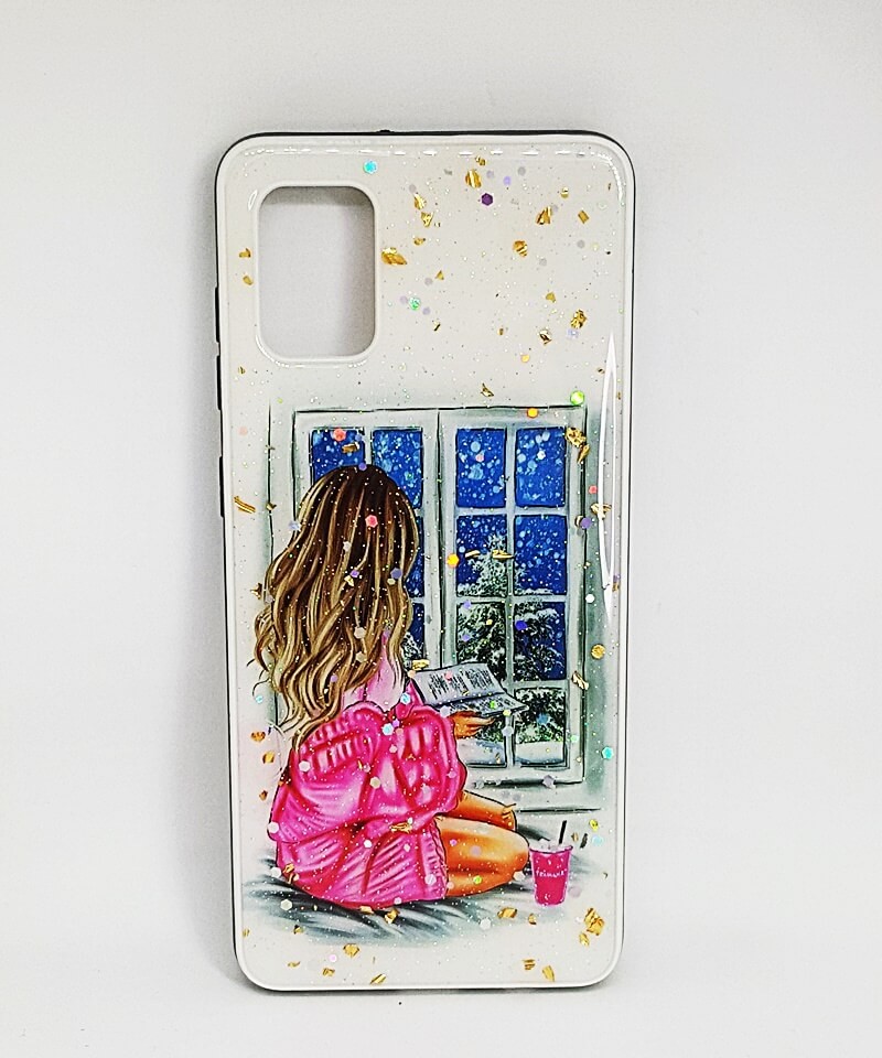 Накладка Mix Art для Samsung A31 Дівчина дивиться у вікно-0